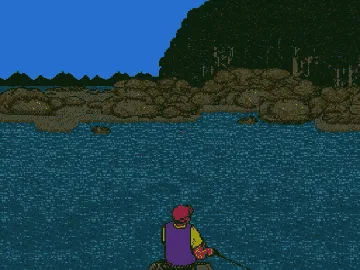 Kashiwagi Shigetaka no Top Water Bassing (Japan) screen shot game playing